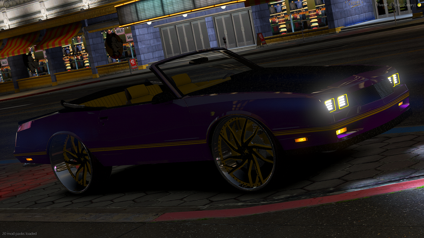 [ FiveM ] 1988 Chevy Monte Carlo ss Convertible