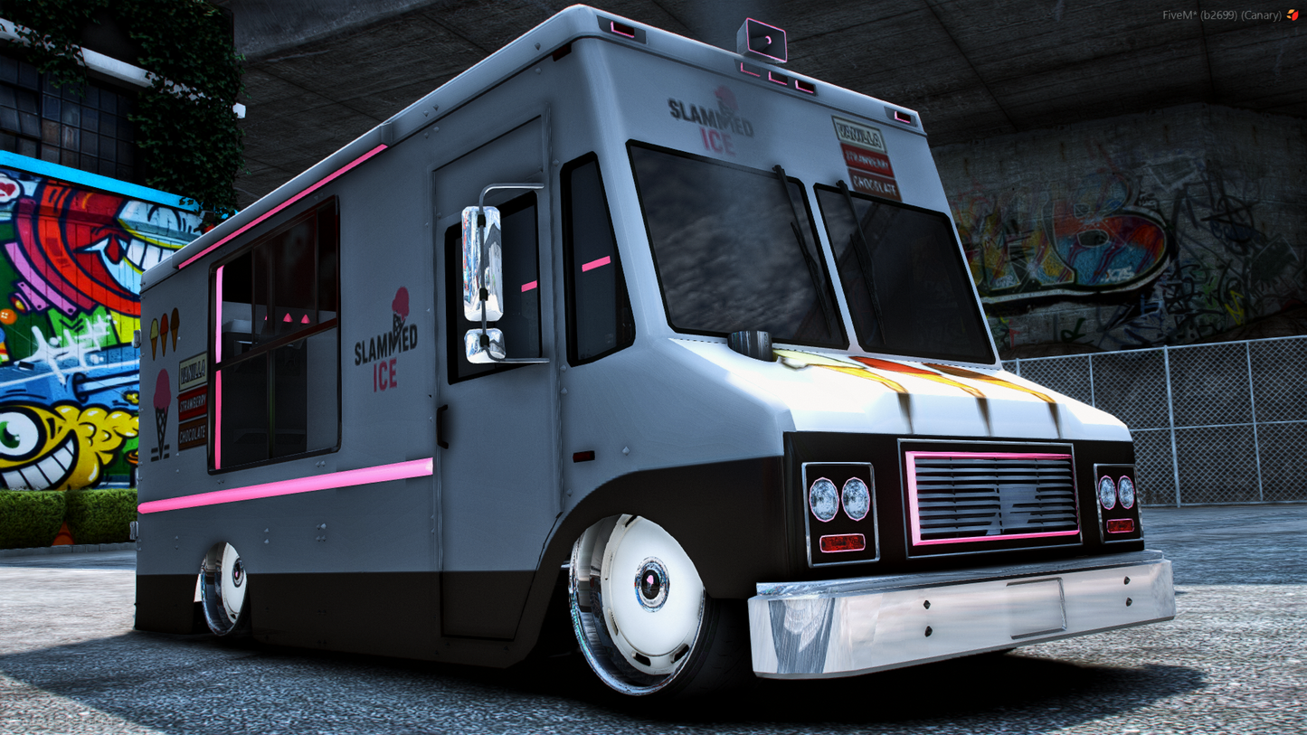 [ Lore & TOS Friendly / | FiveM ] Slammed Ice Cream Truck