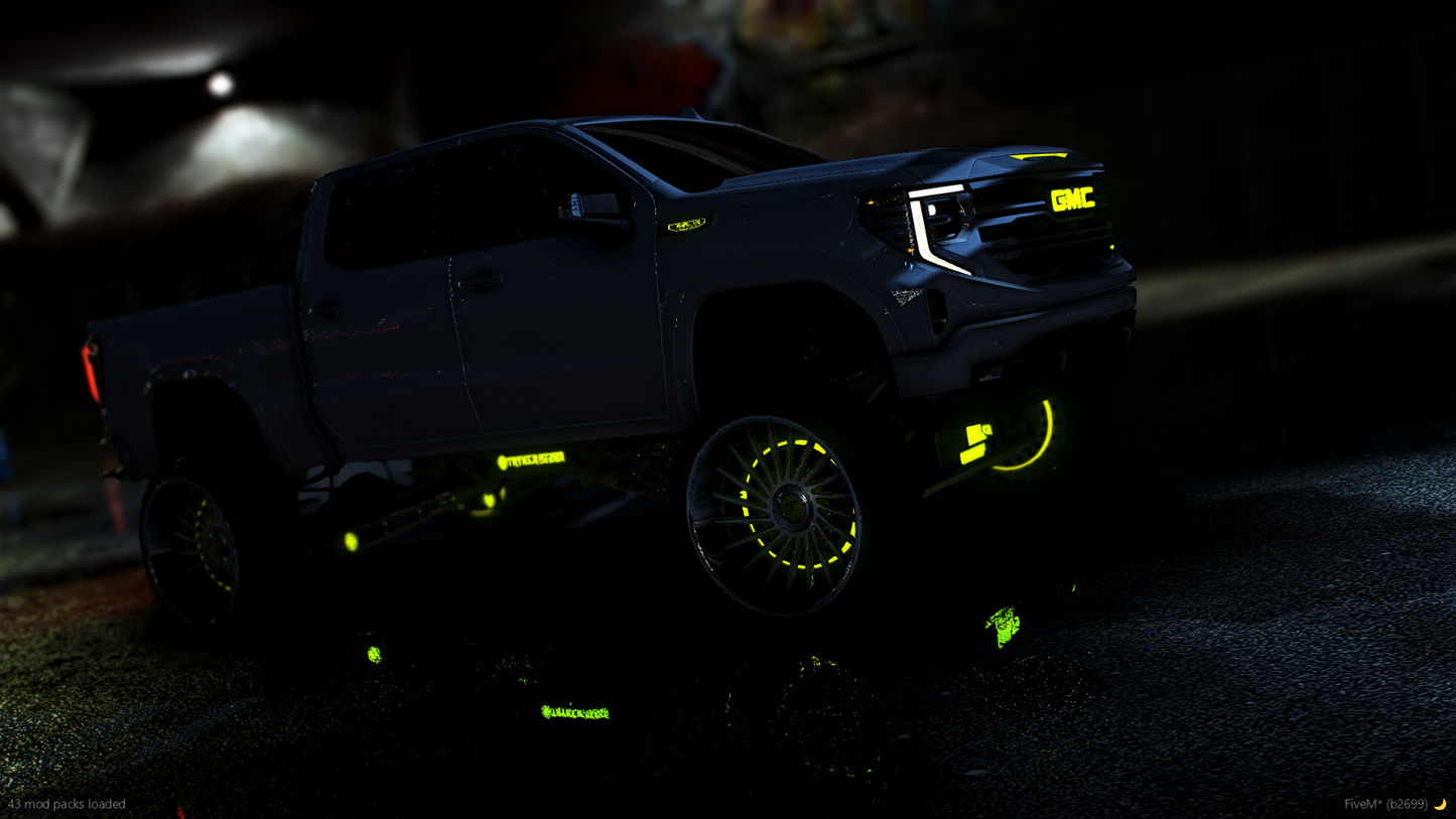 [ FiveM ] Lifted 2022 GMC Sierra BUNDLE